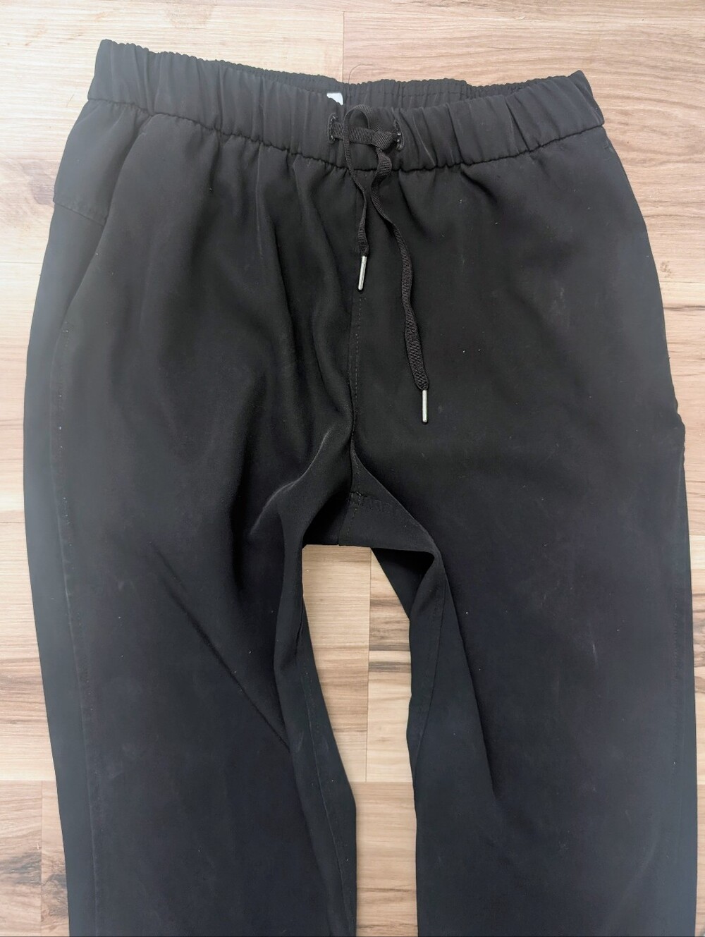 Avia Black Elastic Waist Women's Drawstring Pants Sz S EUC